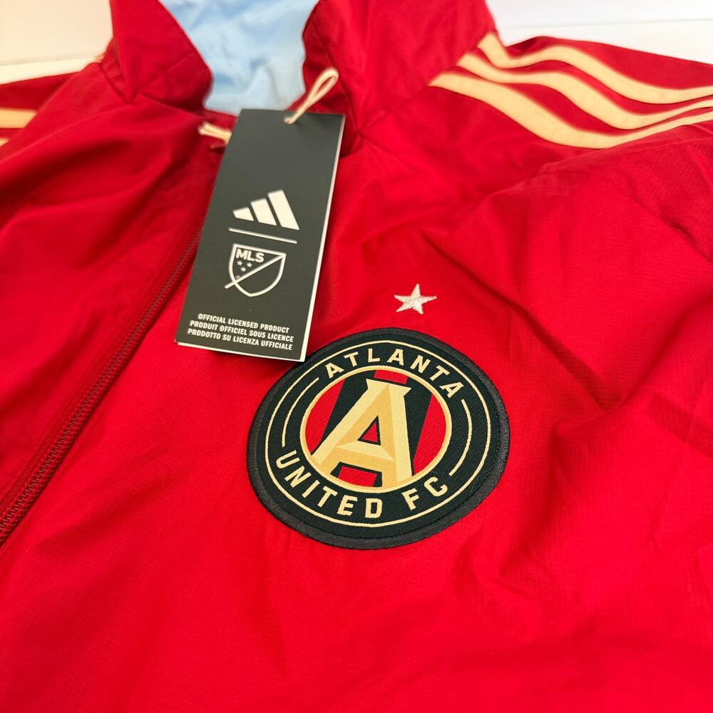 Adidas Atlanta United FC JE5619 Reversible Anthem Full-Zip Jacket Men's XL NWT